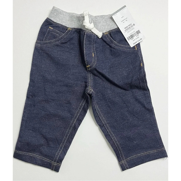Carters • NWT Baby Pull-On Knit Denim Pants - Picture 2 of 6
